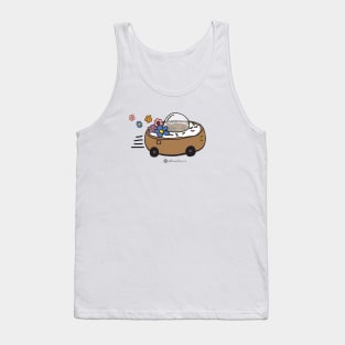 Flower Power Donut Car Tank Top